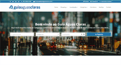 Desktop Screenshot of guiaaguasclaras.com